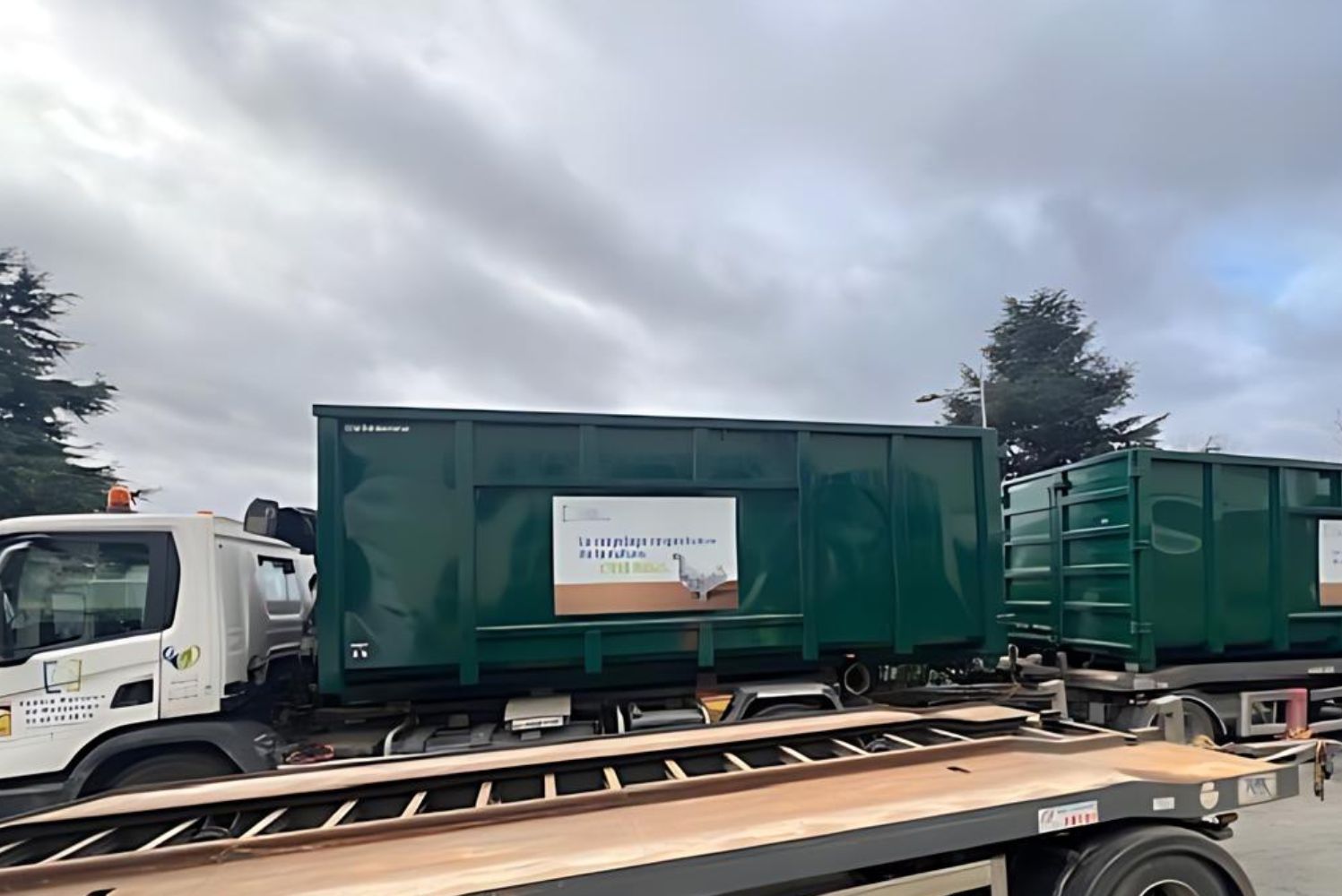 Nouvelles bennes au Centre Parisien de Recyclage
